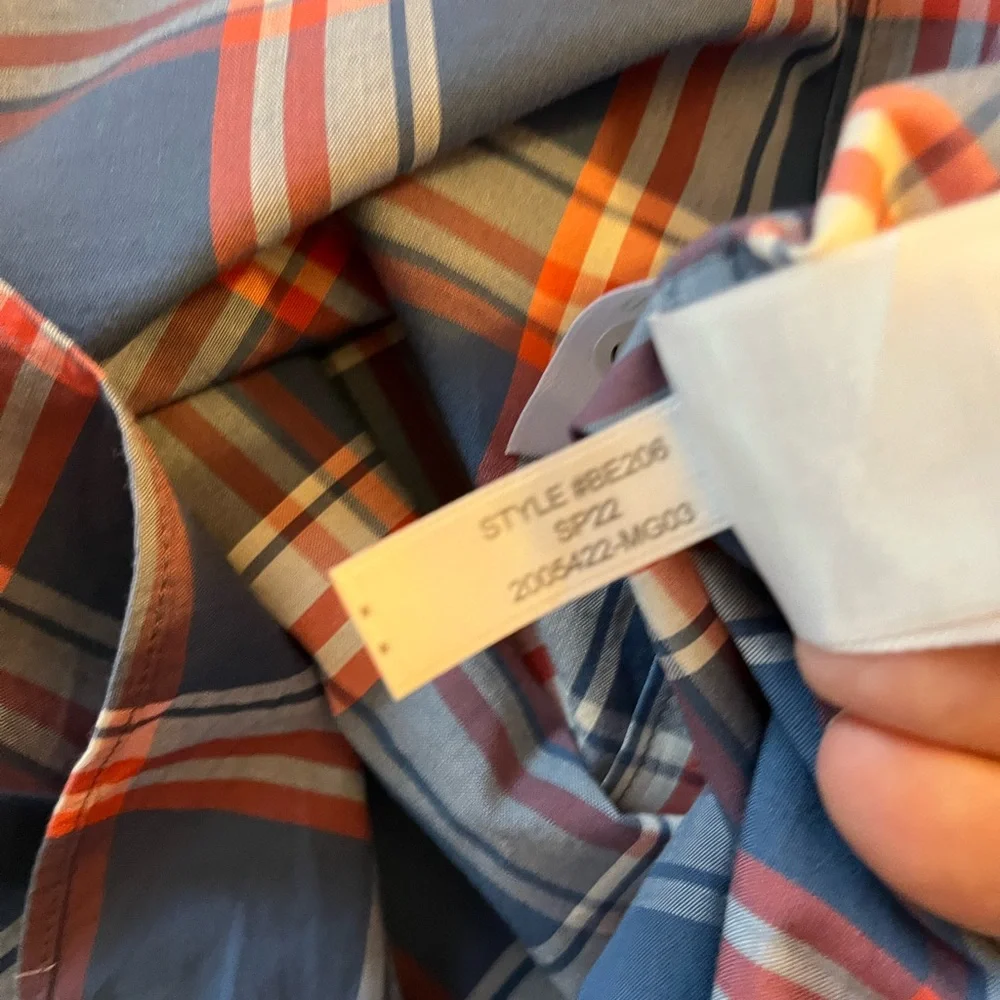 J.Crew plaid button down shirt size XXL